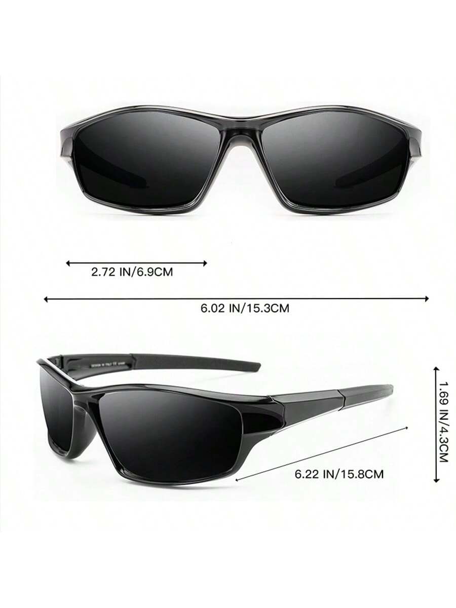 Unisex Wraparound Sports Fashion Sunglasses