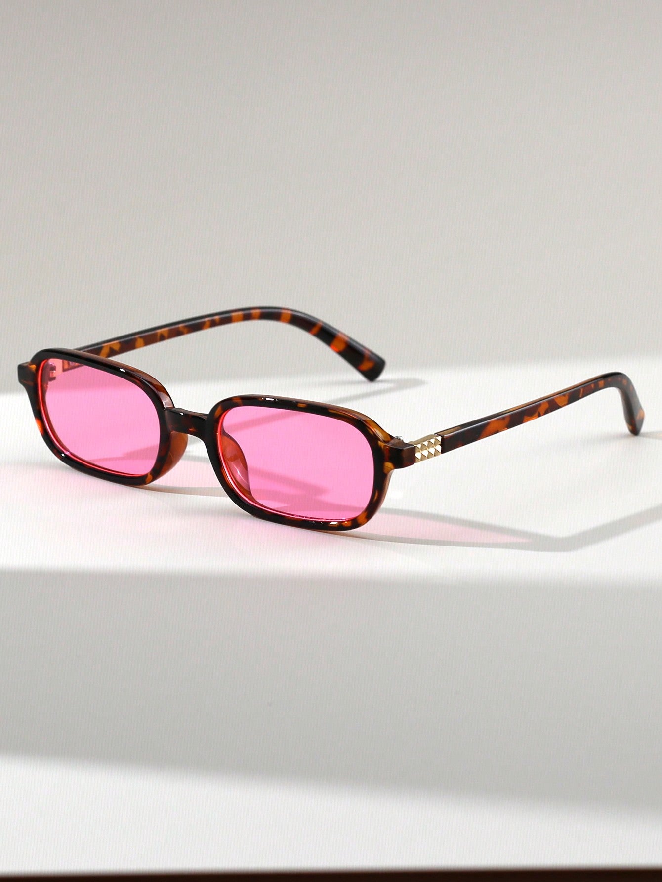 Retro Small Rectangle Street Style Fashion Glasses