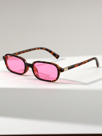 Retro Small Rectangle Street Style Fashion Glasses