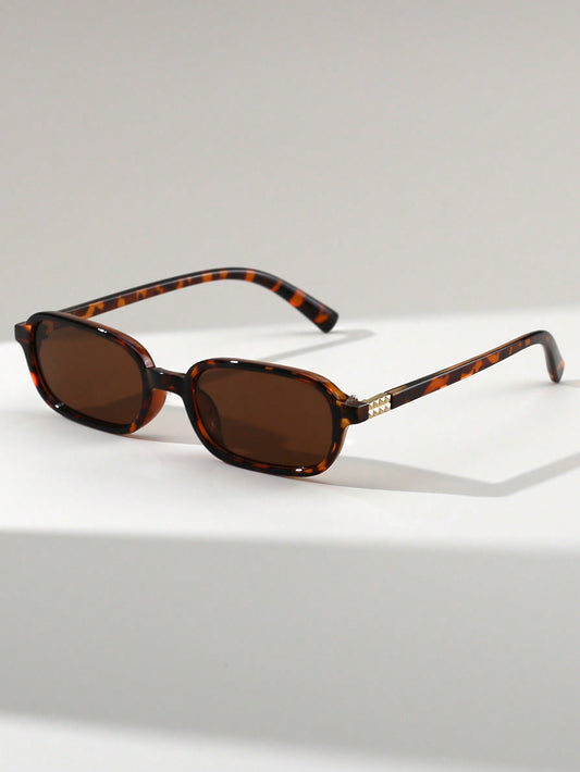 Retro Small Rectangle Street Style Fashion Glasses