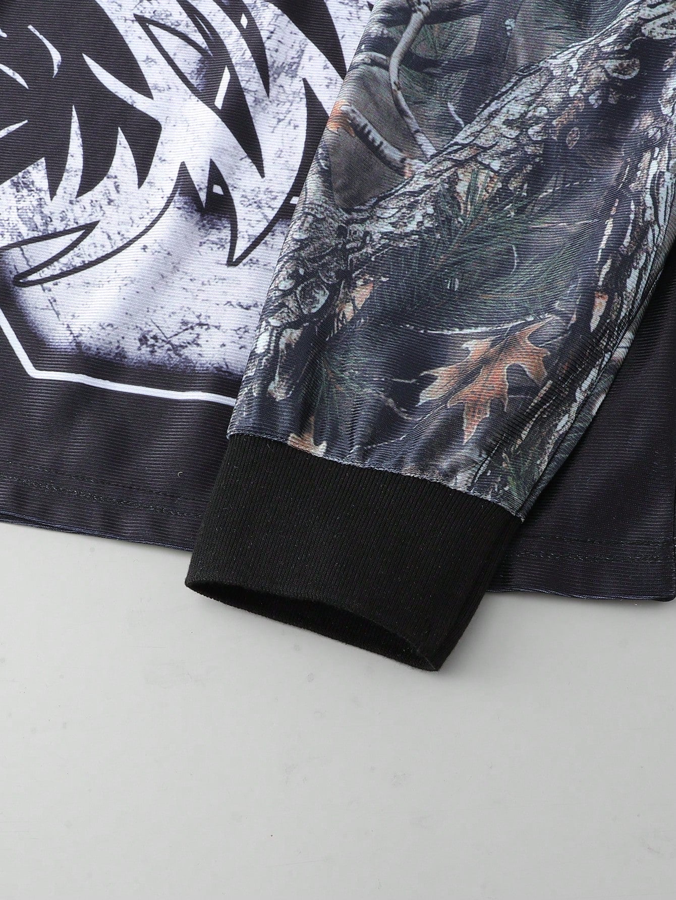 Street Life Men’s Long-Sleeve Twig & Deadwood Camouflage Sports Jersey