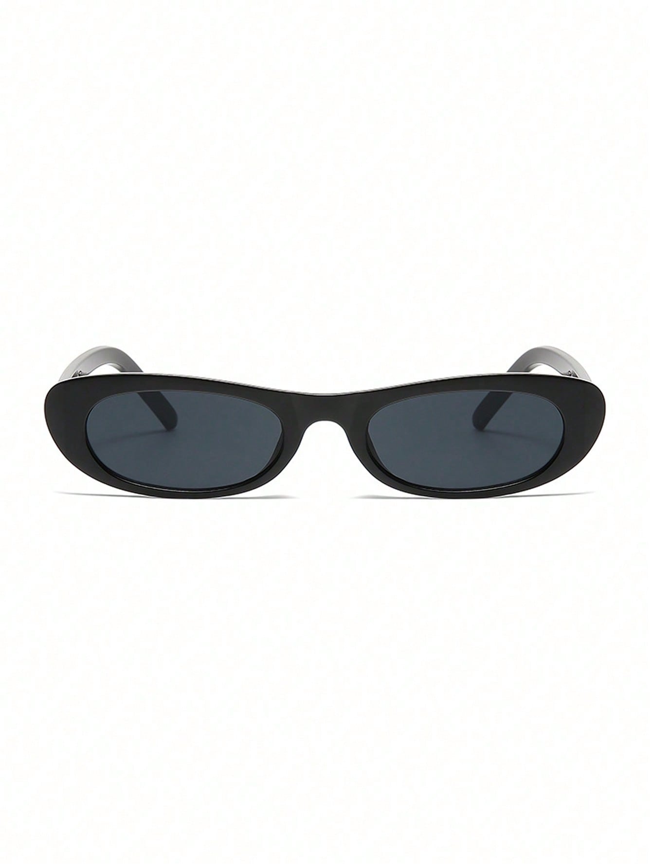 Classic Retro Oval Narrow Frame Sunglasses