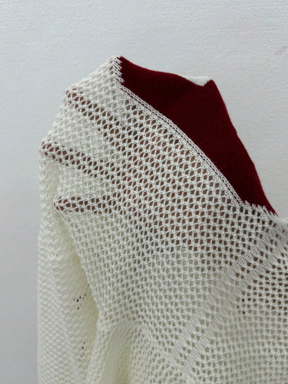 Unisex Oversized Striped & Number Top Jersey