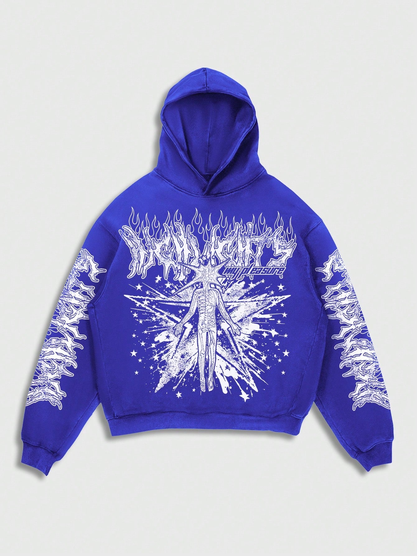 Men Graphic Print Sweatshirt & Pants Set