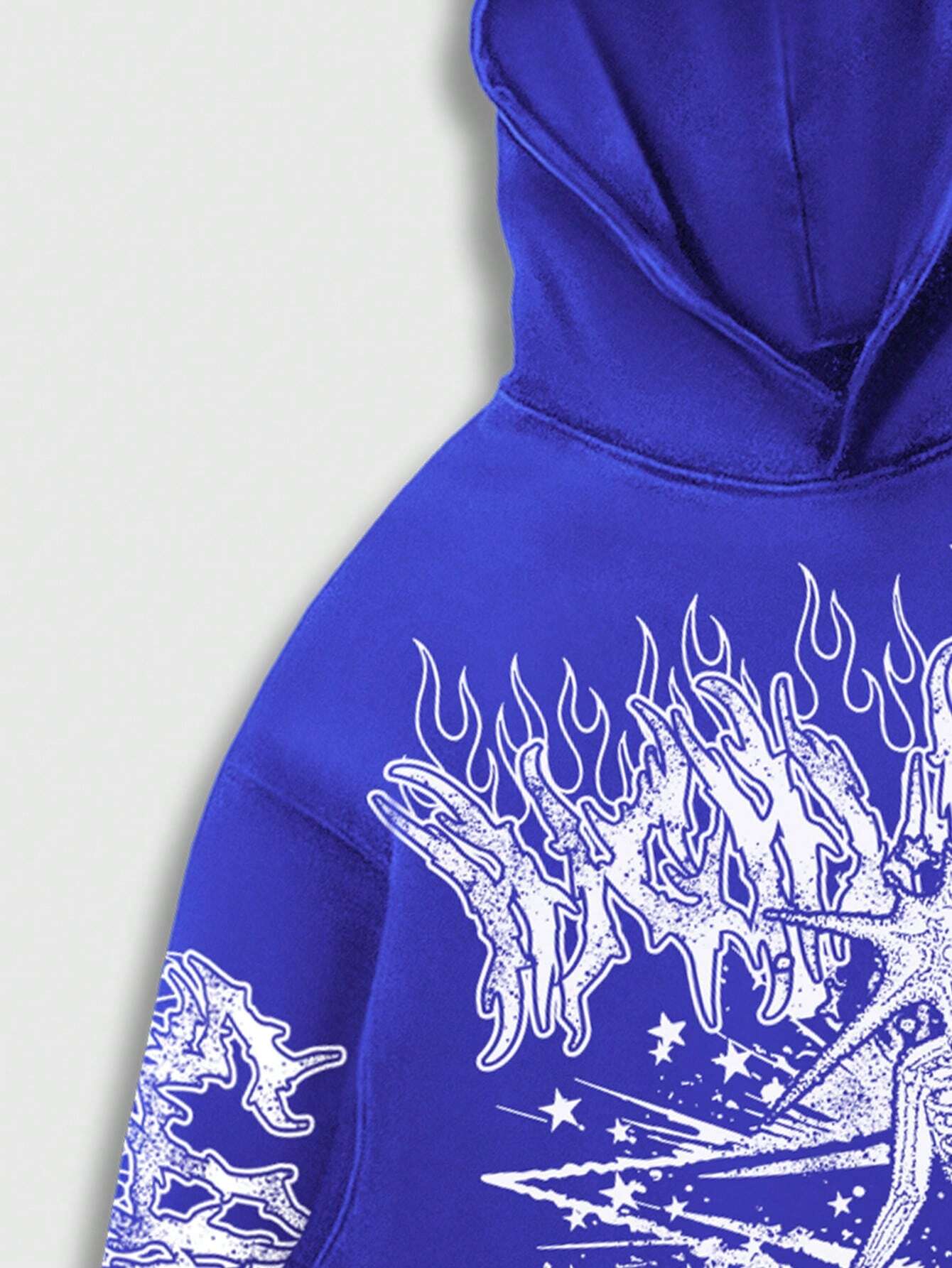 Men Graphic Print Sweatshirt & Pants Set
