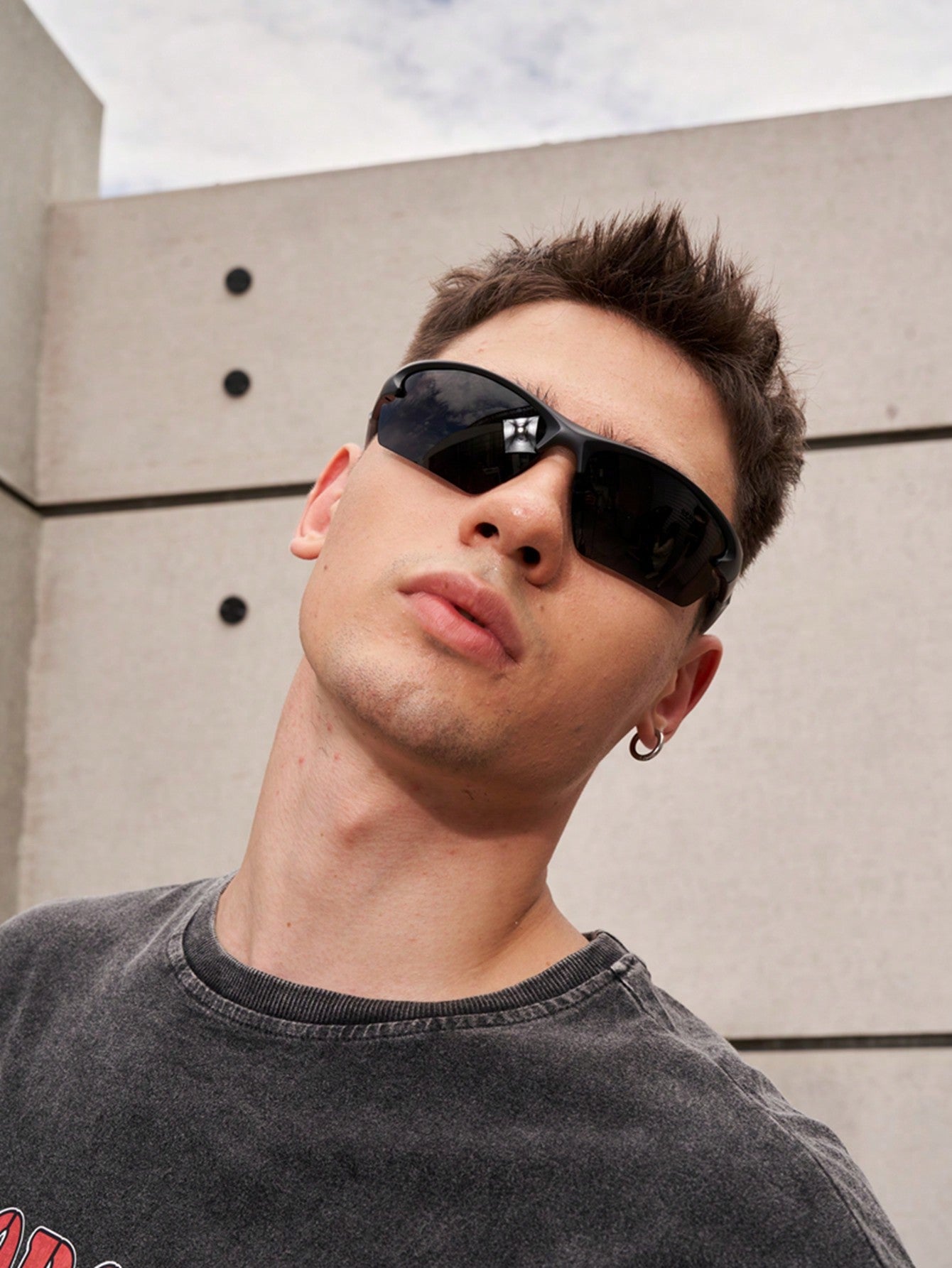 2Pk Polarized Half-Rim Y-Temple Sport Fashion Glasses