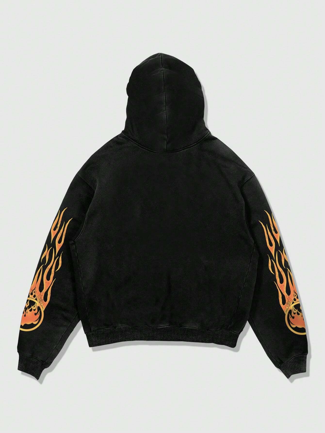 Men's Acid Wash Helmet Logo Hoodie
