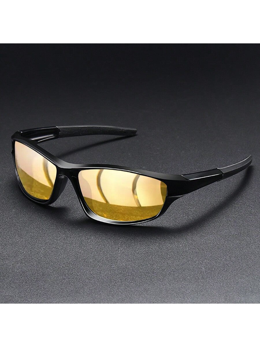 Unisex Wraparound Sports Fashion Sunglasses