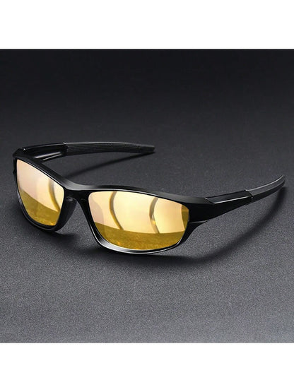 Unisex Wraparound Sports Fashion Sunglasses