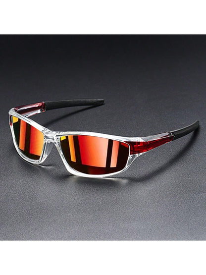 Unisex Wraparound Sports Fashion Sunglasses