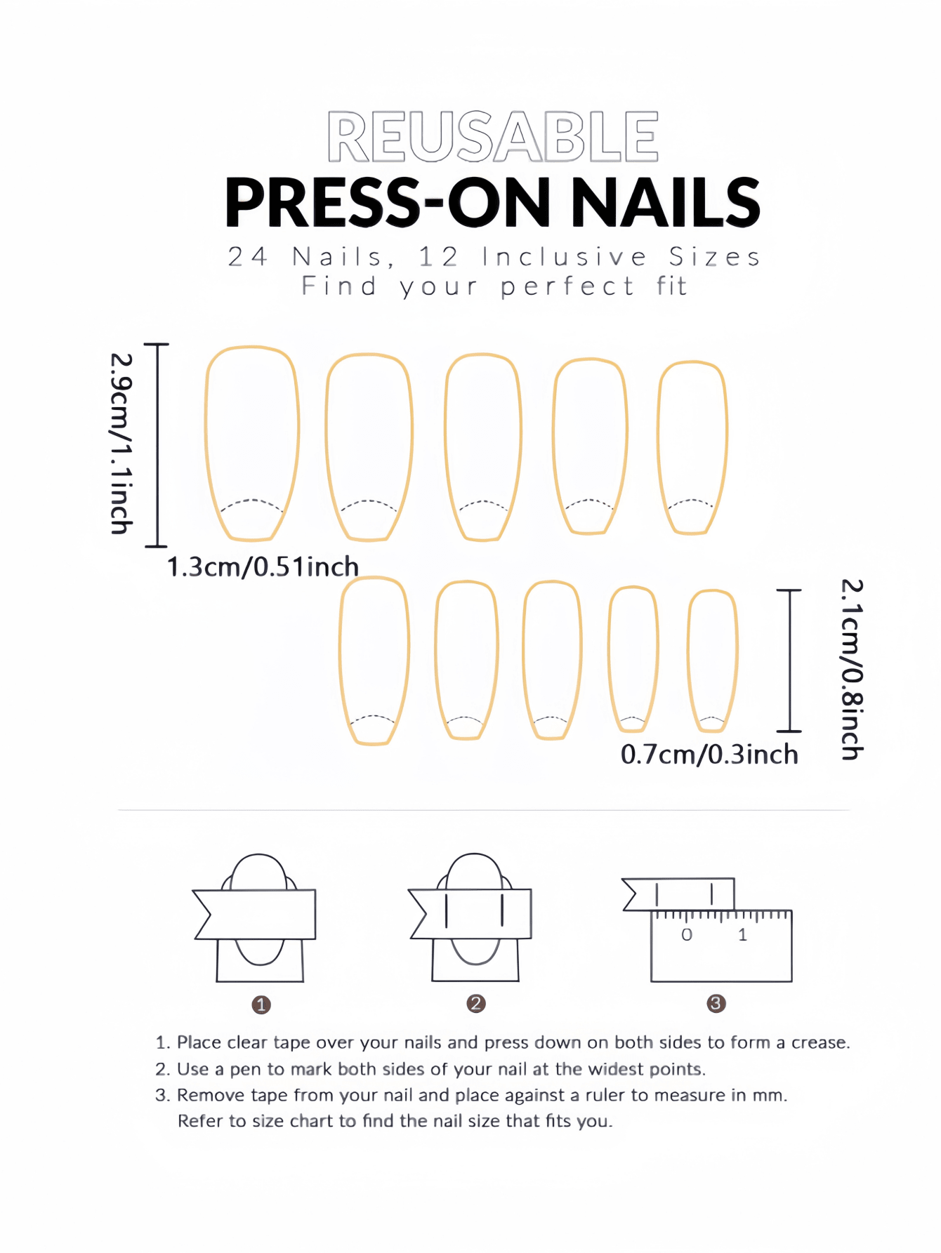 24pcs Purple Gradient Rose Square Press-On Nails