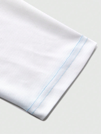 Multicolor Deep V-Neck Knitted Mesh 97 Numeric Jersey