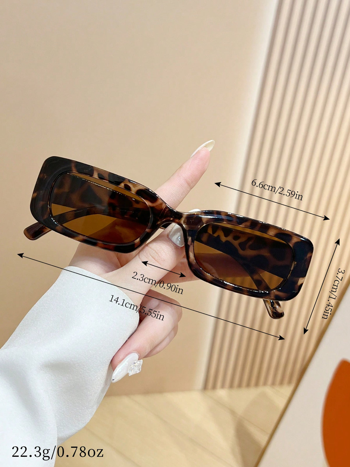 Square Y2K Retro Beach Fashion Sunglasses for Women