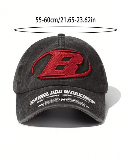 Vintage Distressed American Letter Baseball Cap