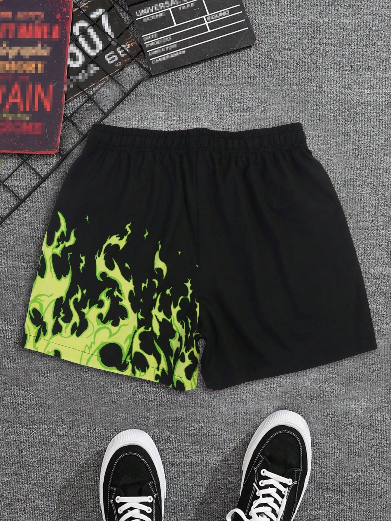 Men's Totem Digital Print Casual Sports Shorts