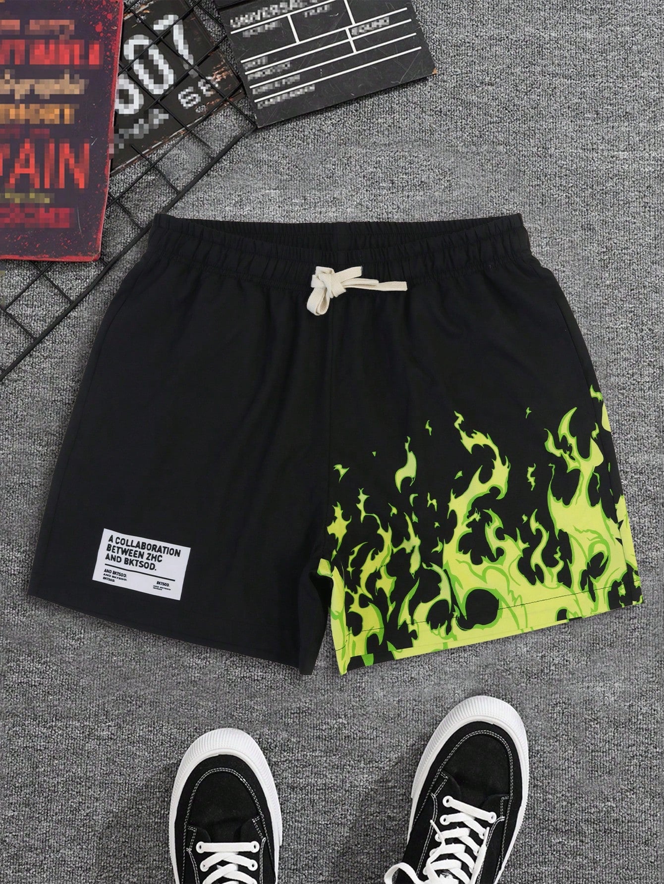 Men's Totem Digital Print Casual Sports Shorts