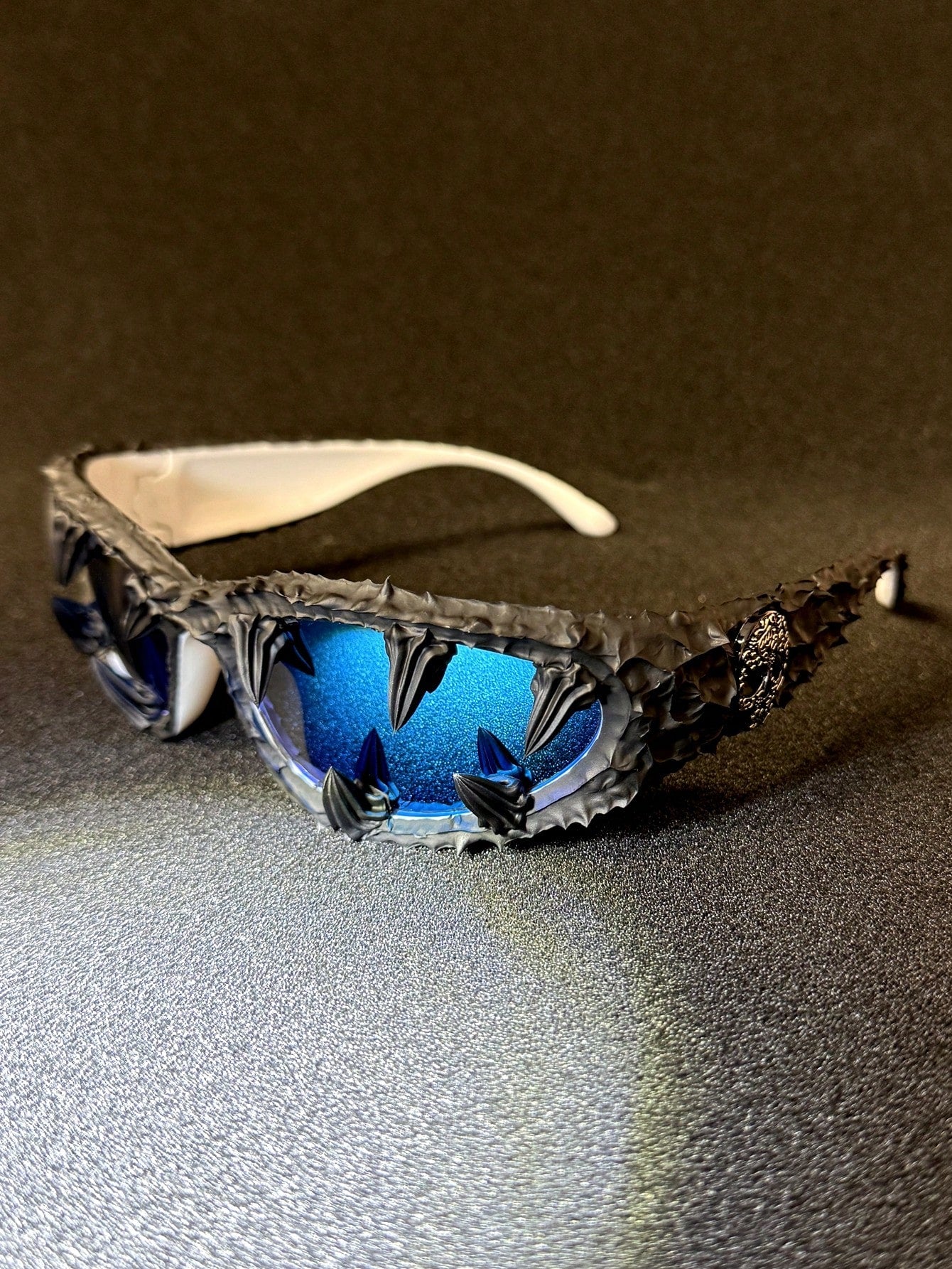 Vintage Skull Cashew Flower Unisex Fashion Glasses