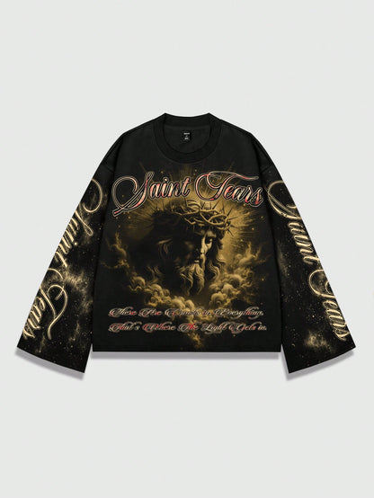 Street Life Men's 2000s Graphic Pullover Tee