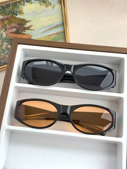 Oval Small Frame Fashion Sunglasses for Women