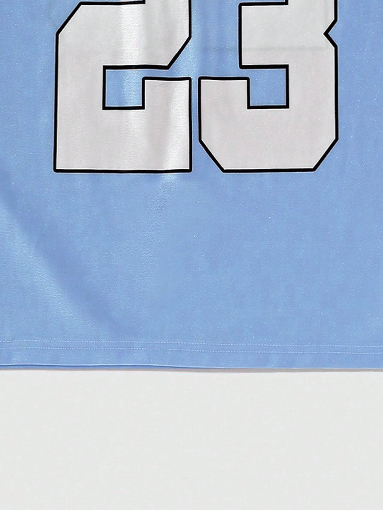 Men's Blue Raglan V-Neck Football Jersey