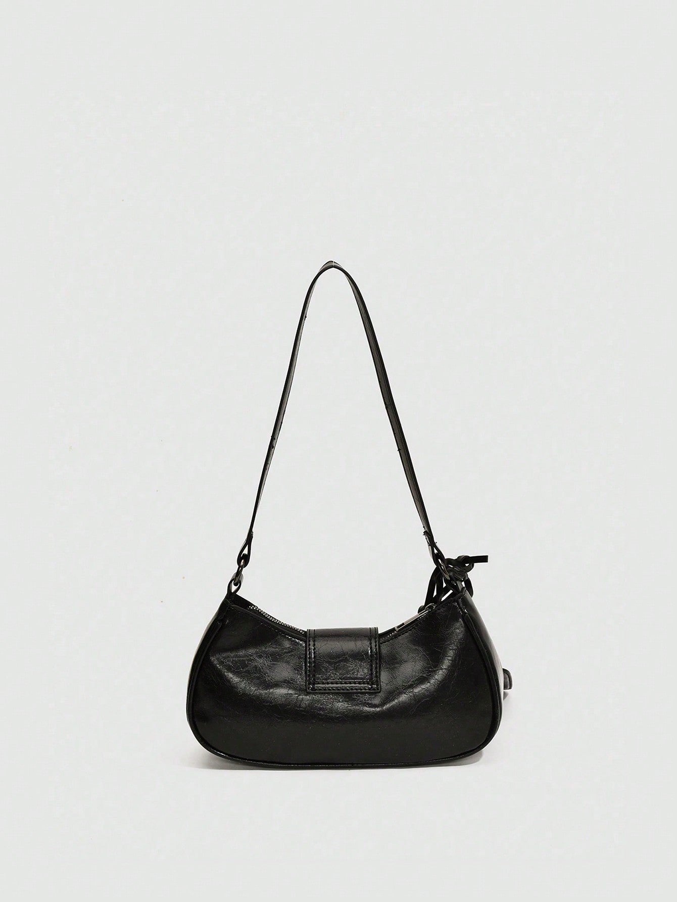 Y2K Gothic Rivet Decor Retro Square Shoulder Bag