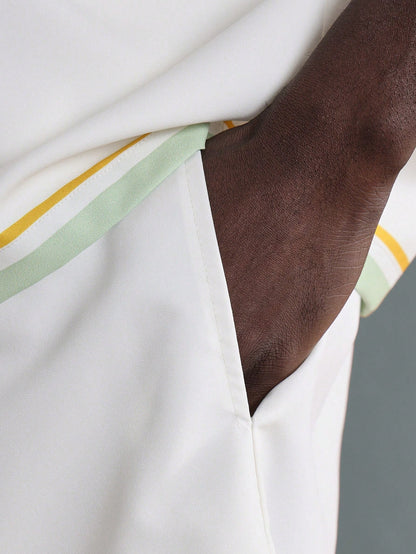 Men’s Sorrento Italian Lemon Print Shirt and Shorts Set