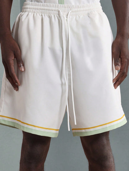 Men’s Sorrento Italian Lemon Print Shirt and Shorts Set
