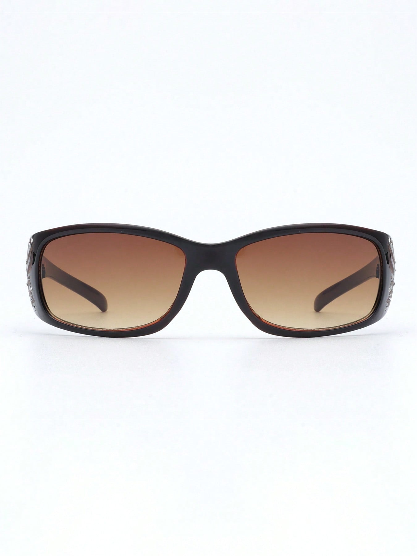 Women's Y2K Floral Embossed Square Fashion Glasses