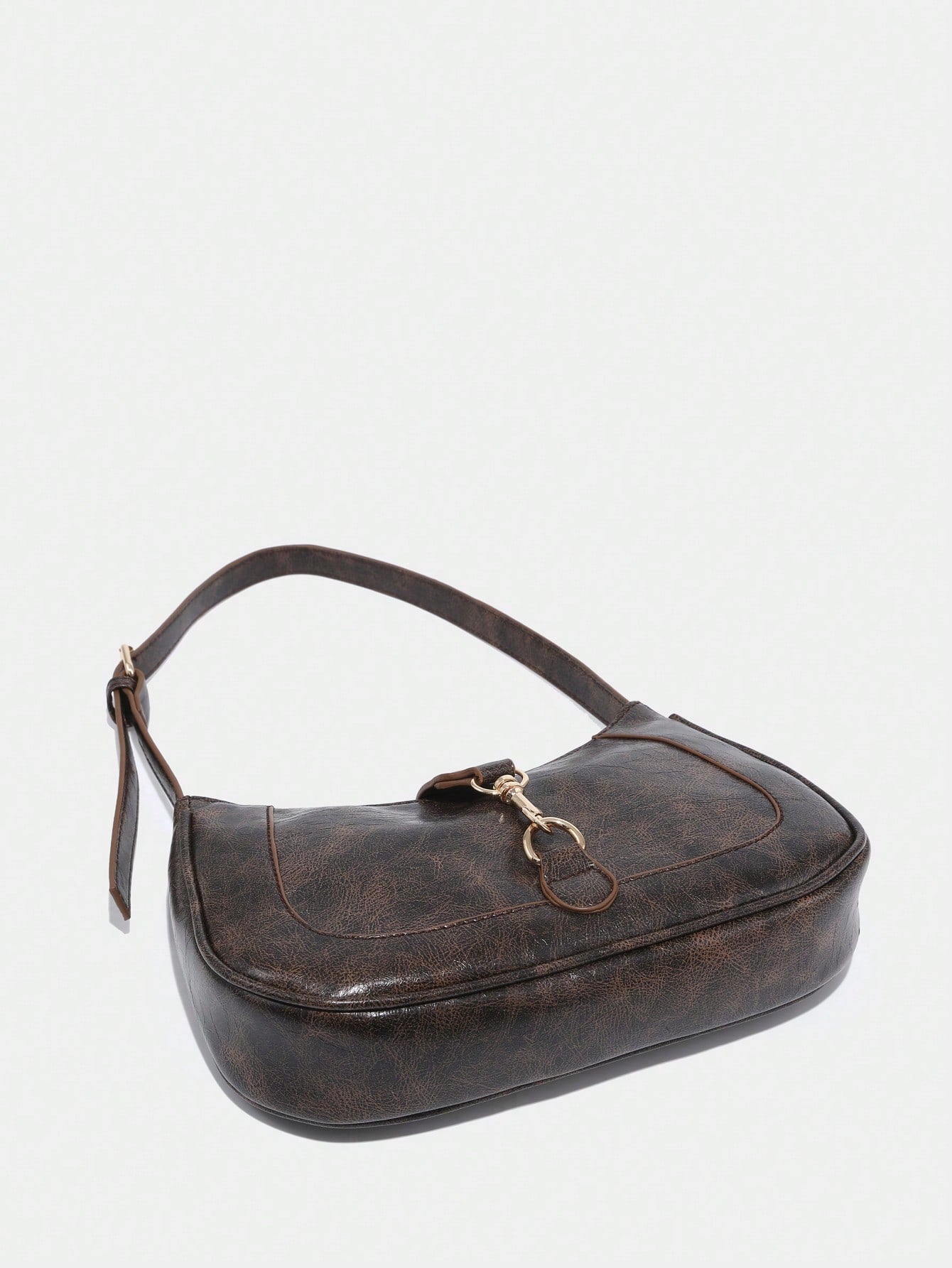 Vintage Minimalist Crescent Adjustable Strap Handbag