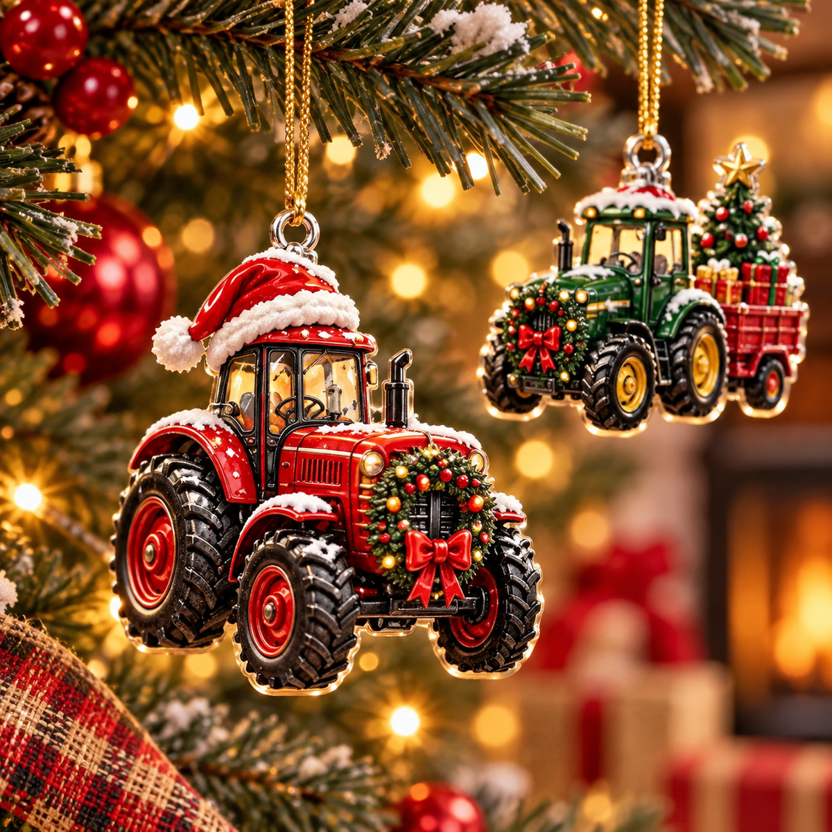 Christmas Tractors Advent Calendar 2026, 24 Days of Farm Machinery Surprises, Holiday Countdown Gift for Kids and Tractor Fans