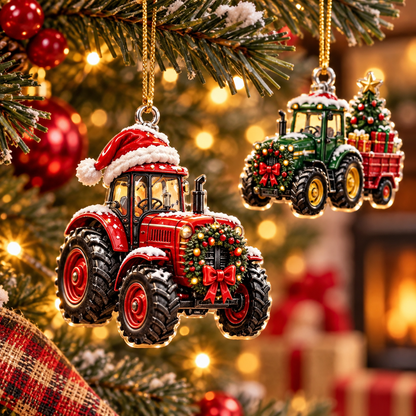 Christmas Tractors Advent Calendar 2026, 24 Days of Farm Machinery Surprises, Holiday Countdown Gift for Kids and Tractor Fans