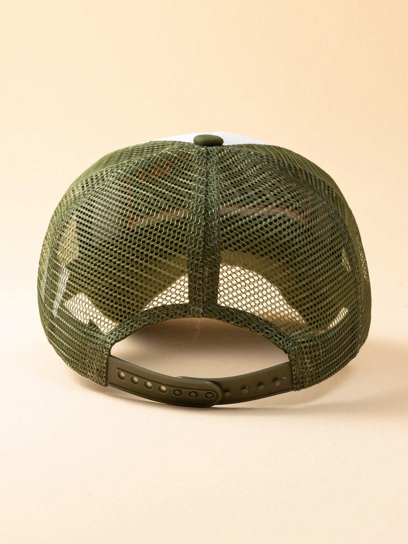 Unisex Mesh Letter Embroidered Adjustable Baseball Cap