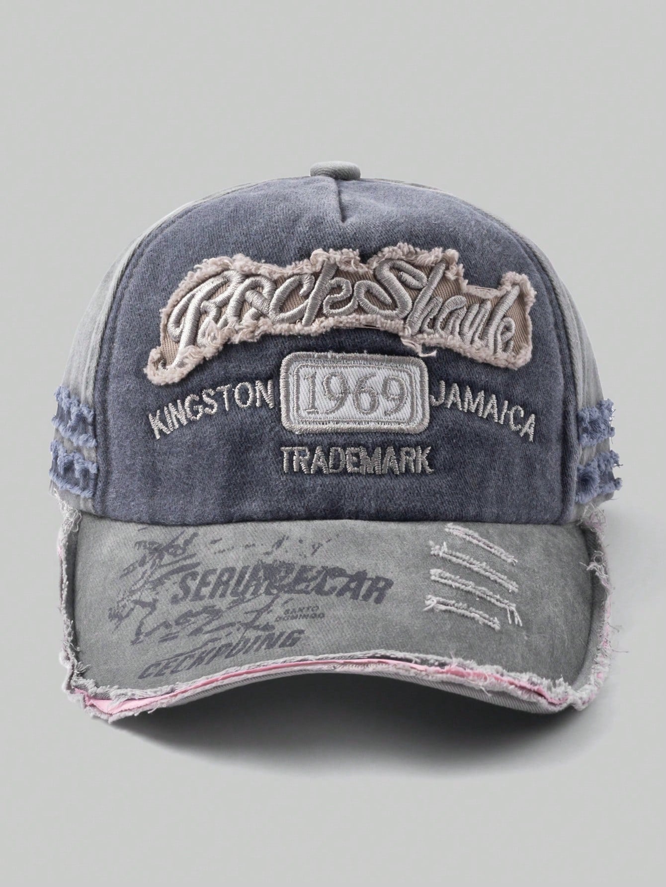 Grunge Punk Vintage Distressed Baseball Cap