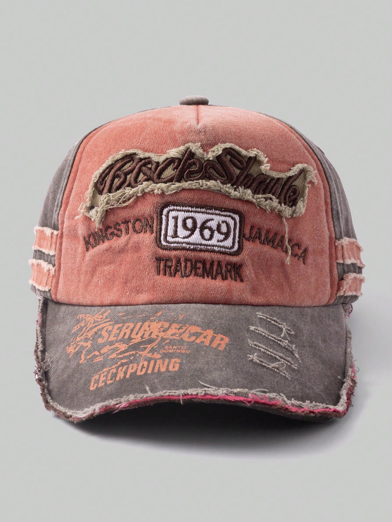 Grunge Punk Vintage Distressed Baseball Cap
