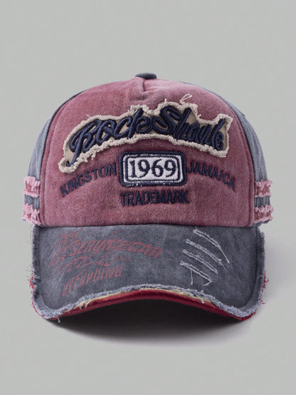 Grunge Punk Vintage Distressed Baseball Cap