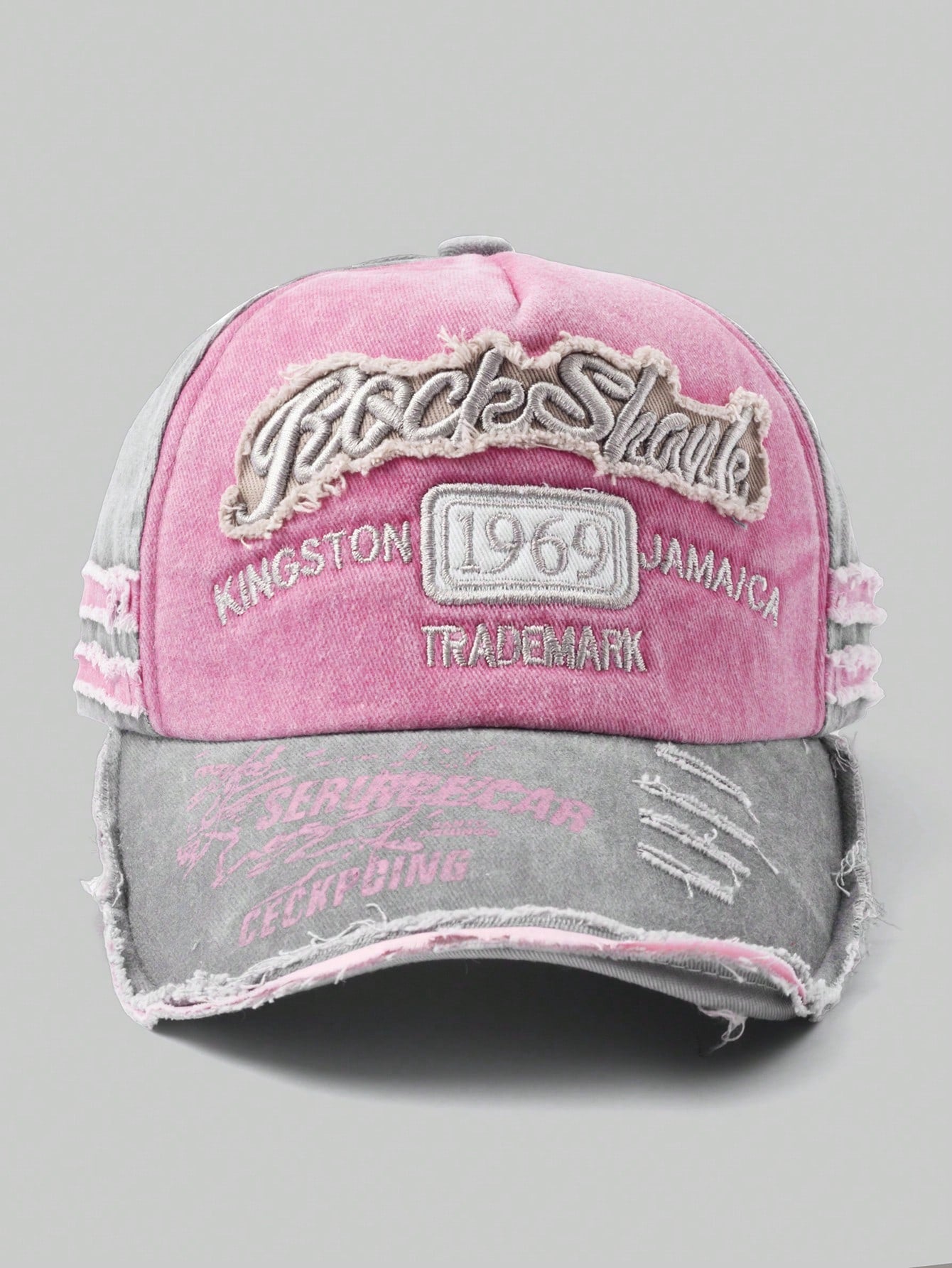 Grunge Punk Vintage Distressed Baseball Cap