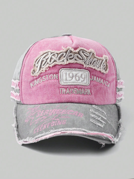 Grunge Punk Vintage Distressed Baseball Cap