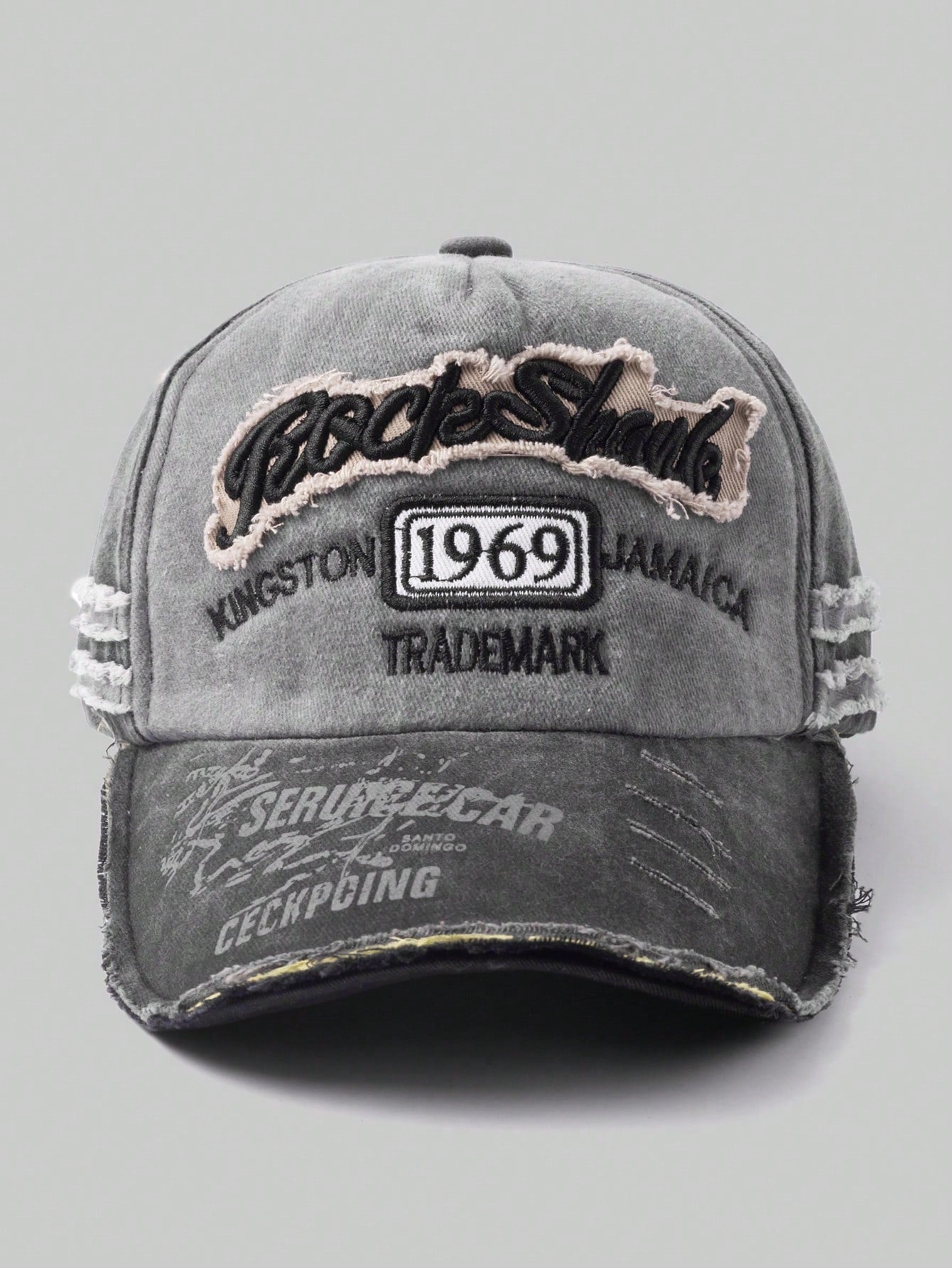 Grunge Punk Vintage Distressed Baseball Cap