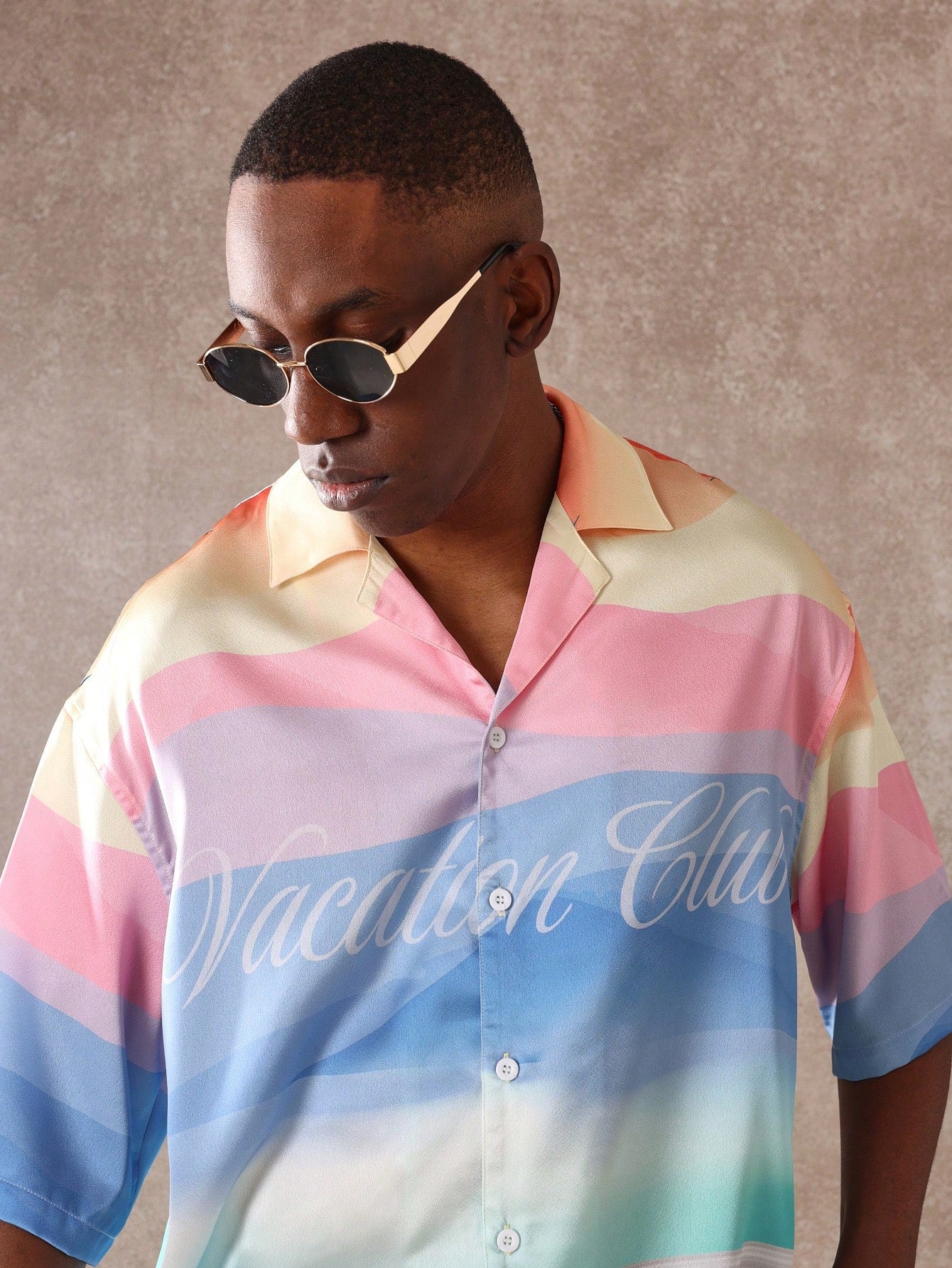 Vacation Club Retro Summer Paradise Short Sleeve Shirt