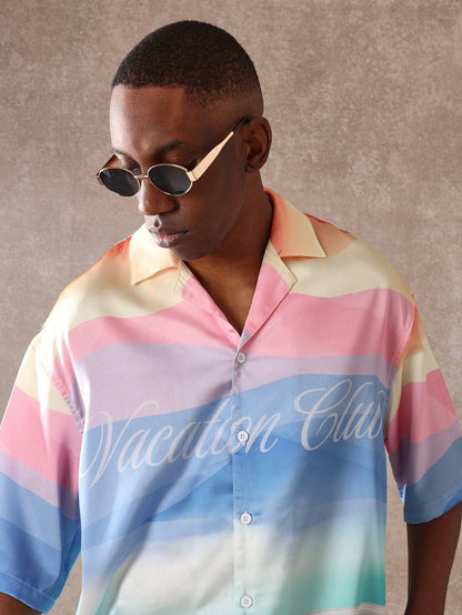 Vacation Club Retro Summer Paradise Short Sleeve Shirt