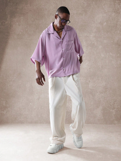Luxury Summer Resort Boxy Button Down Shirt