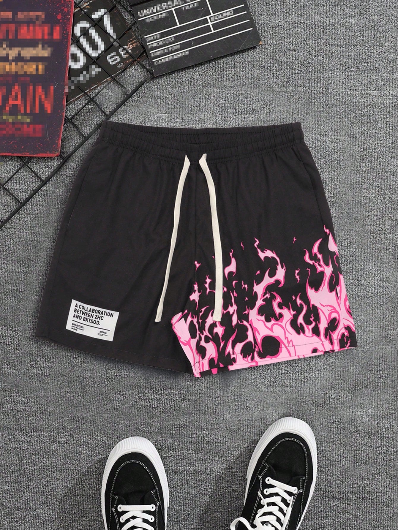 Men's Totem Digital Print Casual Sports Shorts