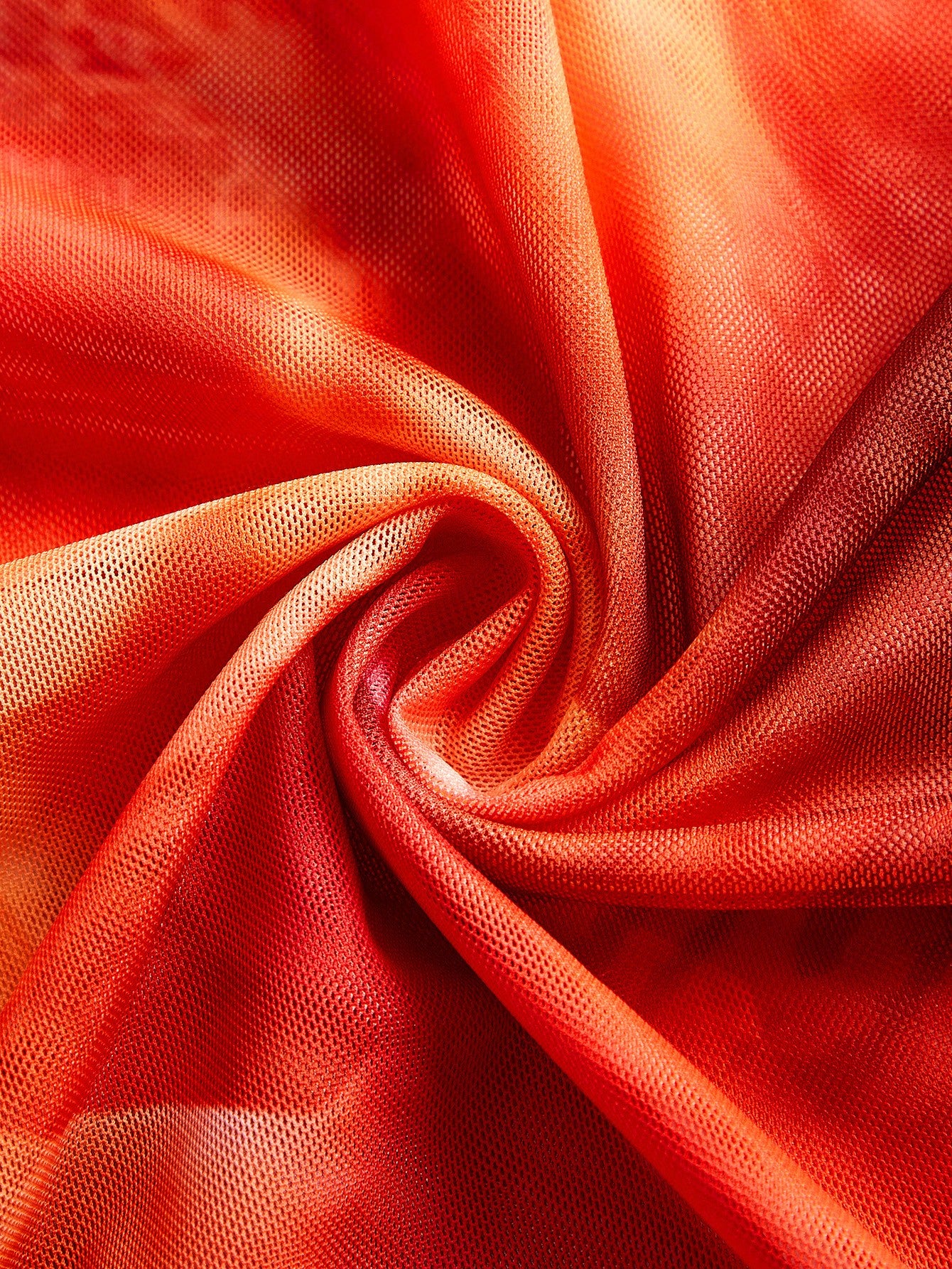 Women's Boho Multicolor Halter Tie-Dye Mesh Maxi Dress