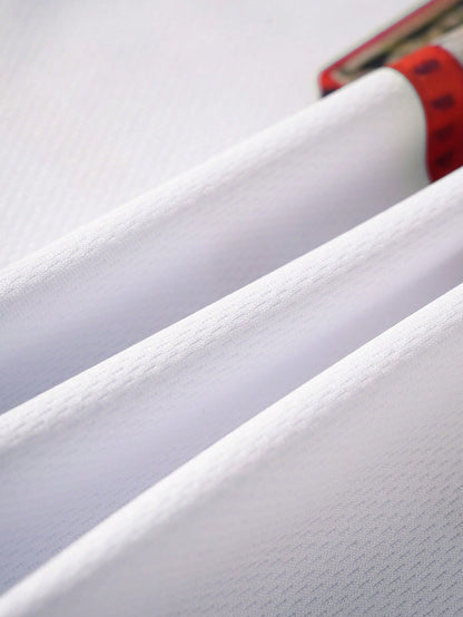 Multicolor Heart-Shape Neck Athleisure Jersey