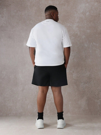 Athletic Drop Crotch Graphic Training Shorts