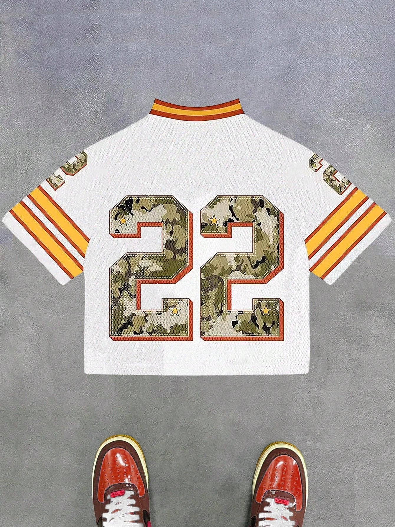 Multicolor Heart-Shape Neck Athleisure Jersey