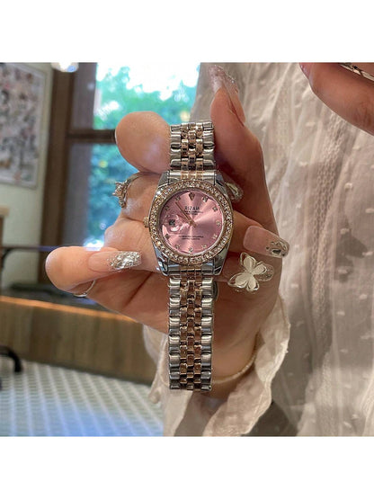 Women's Luxury Waterproof Quartz Watch with Calendar