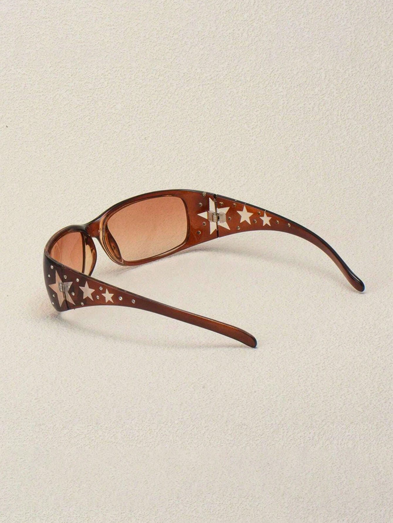 Y2K Star Pattern Rhinestone Embellished Fashion Glasses