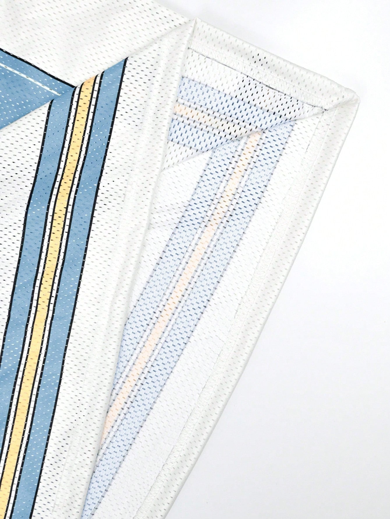 Baby Blue Letter & Angel Print V-Neck Jersey