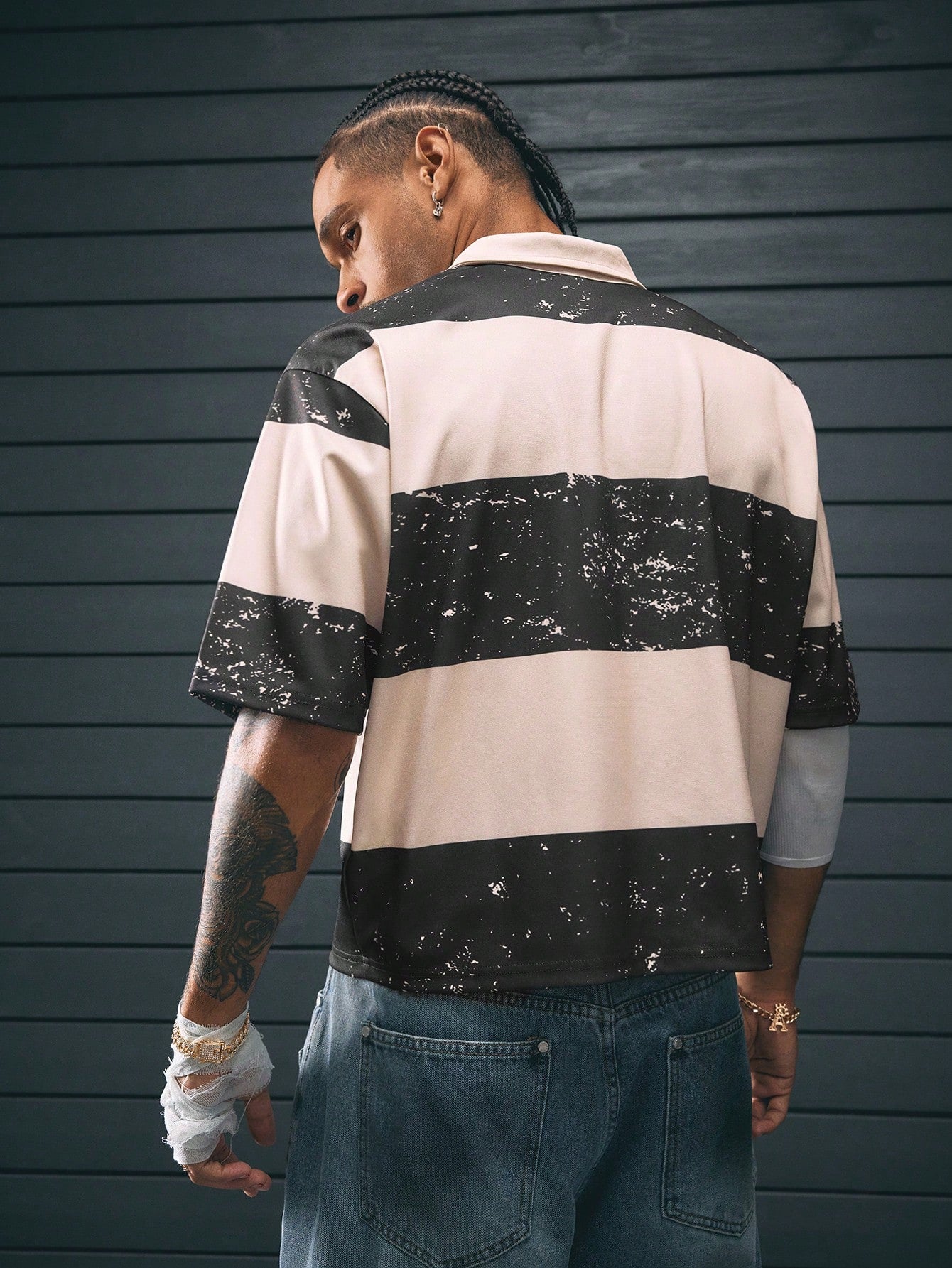 Men's Loose Fit Short Sleeve Polo